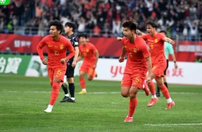 爆射破门！U22国足1-0绝杀韩国