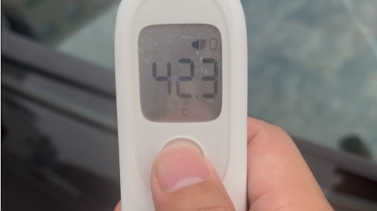 长沙刷新3月最高气温纪录，记者实测地面车辆温度超40℃