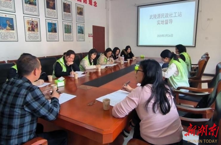乐善社工驻张家界市指导中心开展第一季度督导