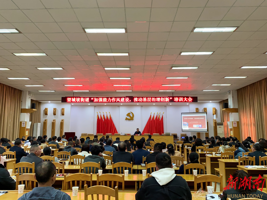 湖南湘江新区望城坡街道开展能力作风建设培训
