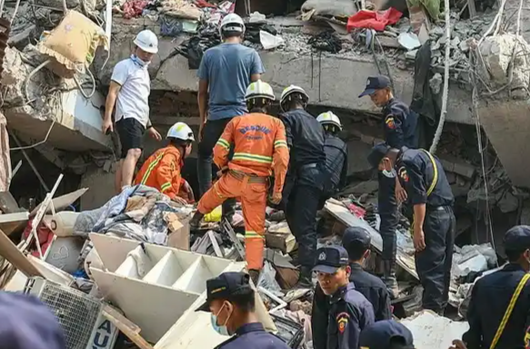 缅甸强震已致该国3301人死亡