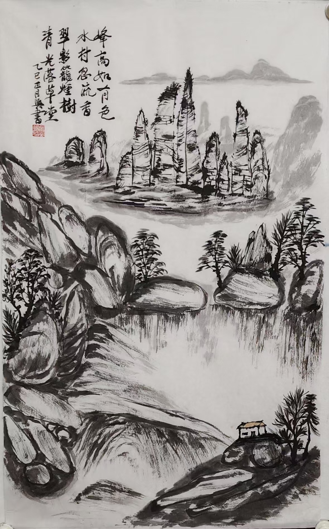 笔墨映天门 画境铸奇峰——论山水画家胡兴书的水墨艺术