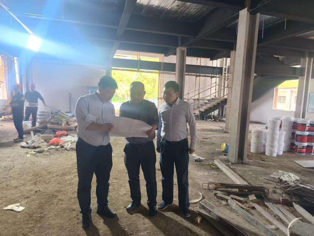南华大学智能计量专业教师赴衡阳智能衡器计量产业园施工现场考察