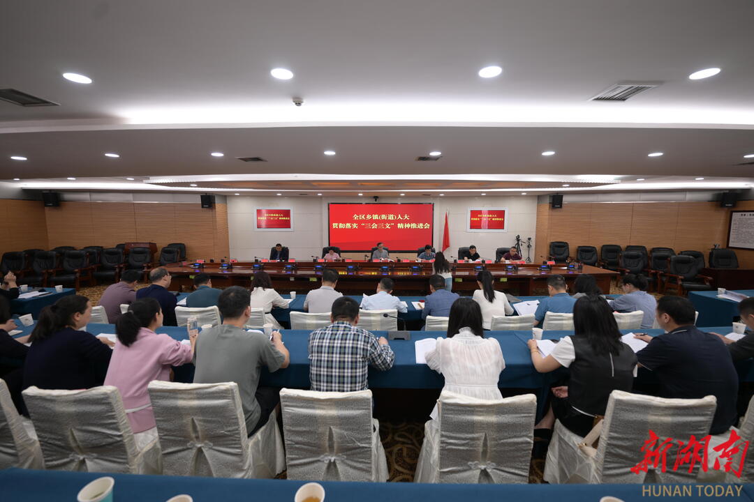 永定区乡镇（街道）人大贯彻落实省委、省人大常委会“三会三文” 精神推进会召开