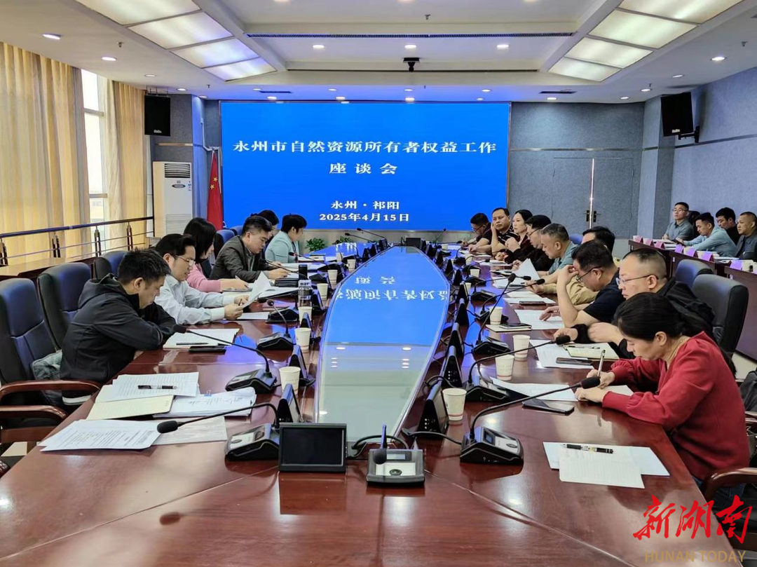 永州市自然资源所有者权益工作座谈会召开