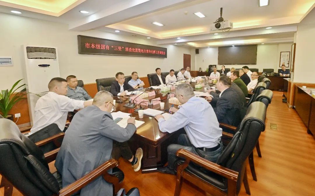 王洪斌专题调度市本级国有“三资”清查处置暨地方债务化解工作