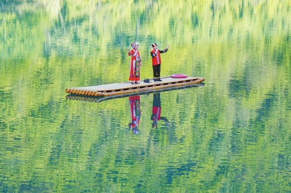 湖南日报·视觉丨东江湖：翠影渔歌