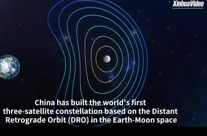 China builds three-satellite constellation in Earth-moon space