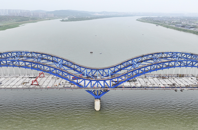 暮坪湘江特大桥建设加速推进