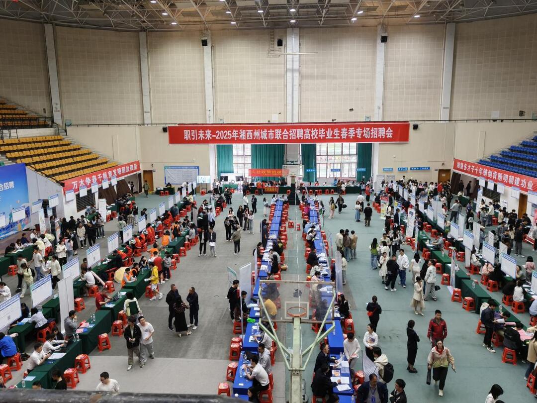 政策护航，数智赋能，湘西州这场招聘会“太会了”！