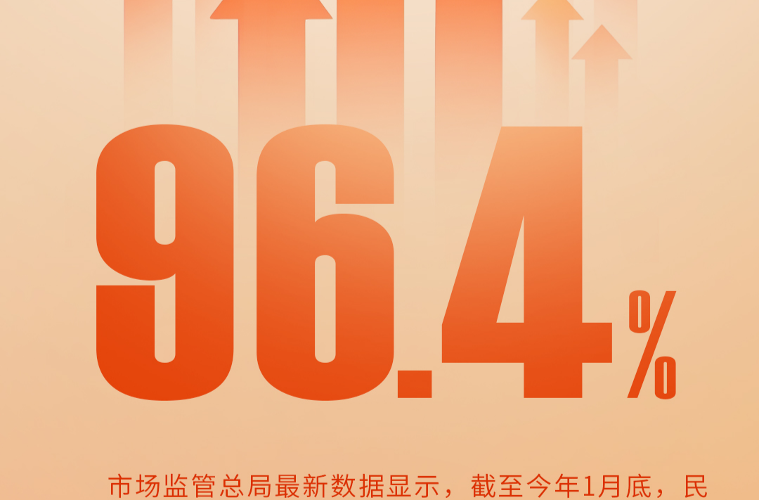这个96.4%，印证民营经济发展前景广阔、大有可为