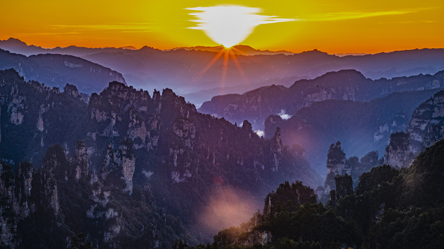 武陵源：一场与光影的浪漫邂逅