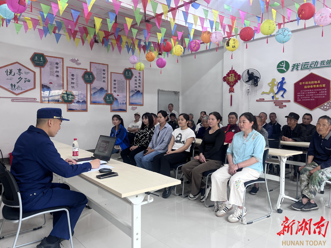 泸溪消防全面筑牢养老机构“防火墙”
