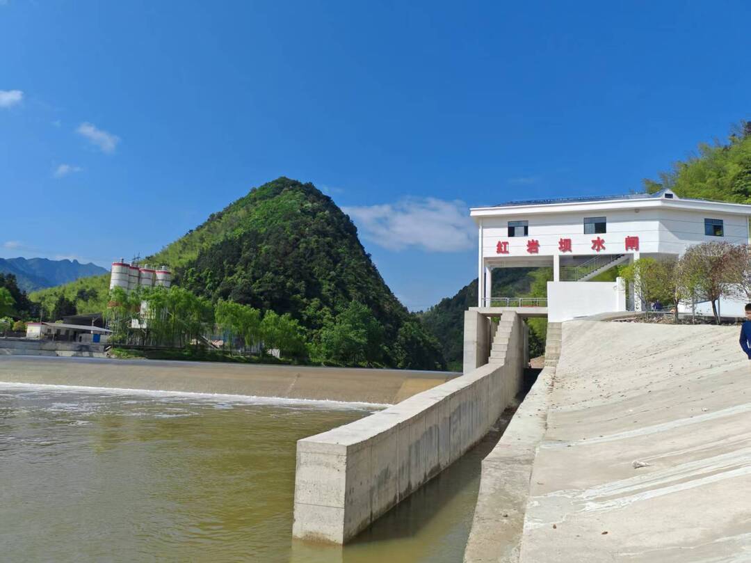 洞口县红岩坝水闸除险加固工程顺利完工