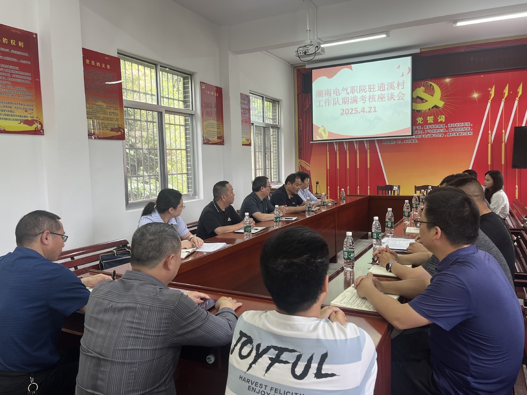 湖南电气职院调研组赴芷江侗族自治县公坪镇通溪村考察乡村振兴工作