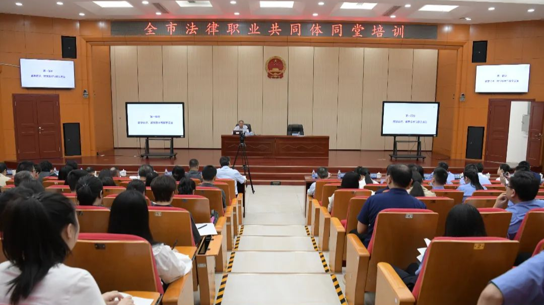 吴汉东教授为岳阳市法律职业共同体授课