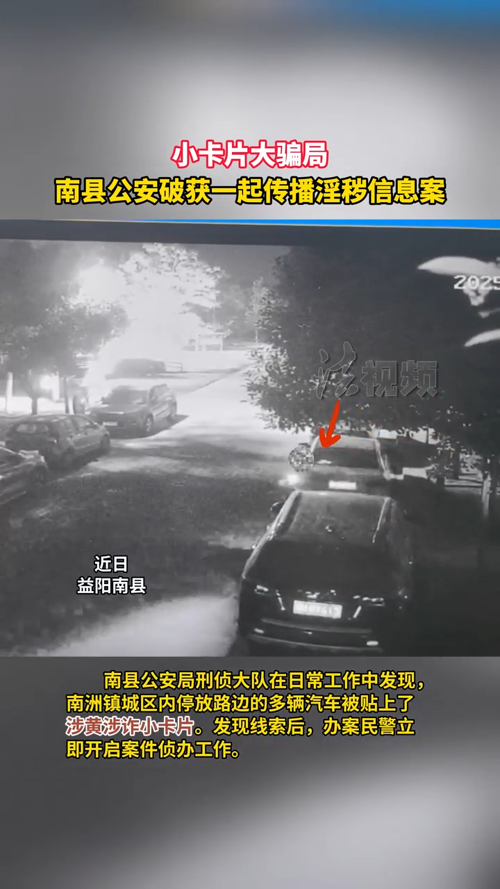 小卡片大騙局，南縣公安破獲一起傳播淫穢信息案