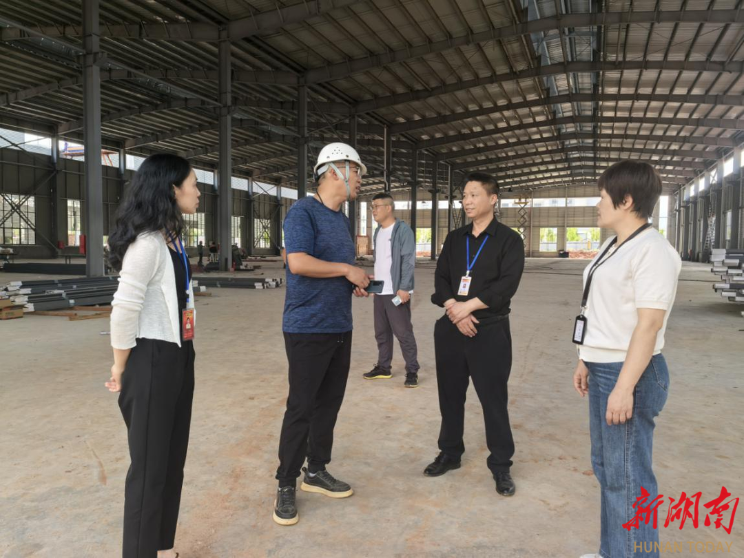 蓝山经开区纪工委、蓝山县纪委监委第二纪检监察室联合开展项目监督检查