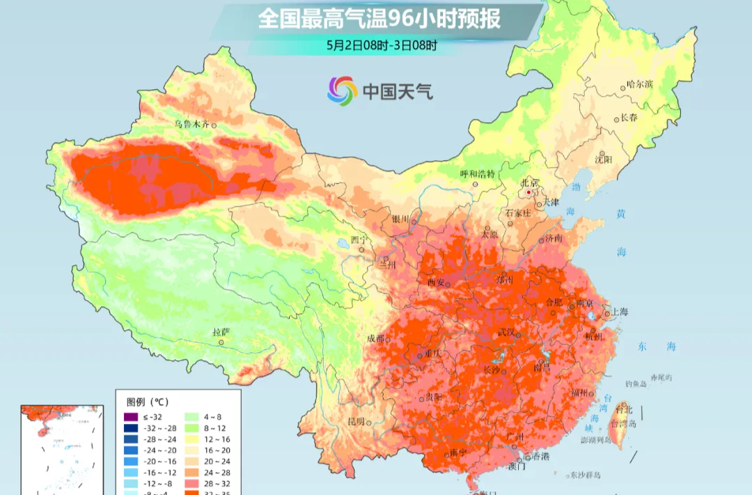 最高35度！湖南“五一”假期天气有点猛