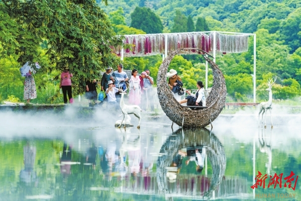 永州問(wèn)“道”·五一文旅特輯丨東安：游客景區(qū)賞花游玩@湖南日?qǐng)?bào)圖片新聞