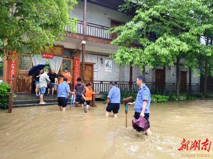 炎陵县积极应对强降雨 全力保障群众生命财产安全