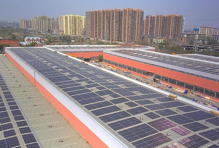 CRCHI Changsha Industrial Park PV Project Connected to Grid