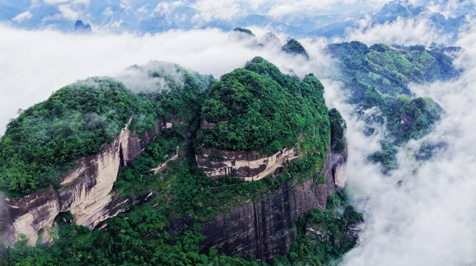 图片新闻 | 崀山雨后云海美如仙境