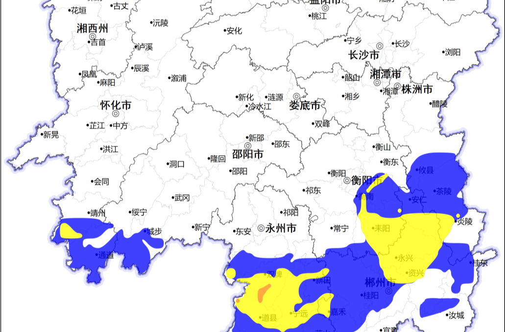 山洪灾害风险预警！永州、株洲等湖南多地需加强防范