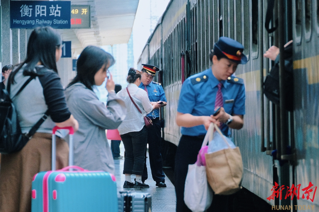 “五一”假期，衡阳火车站共发送旅客14.7万人次