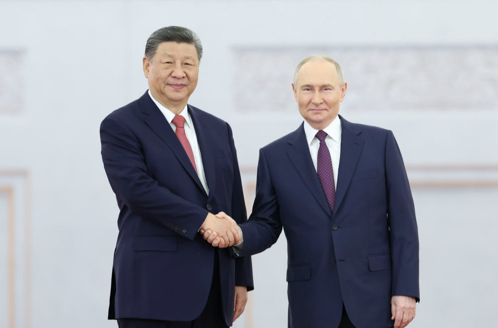 习近平同俄罗斯总统普京会谈