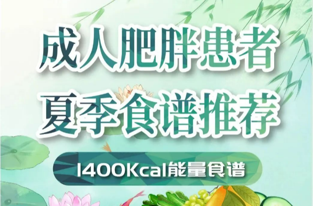 成人肥胖患者夏季食谱推荐