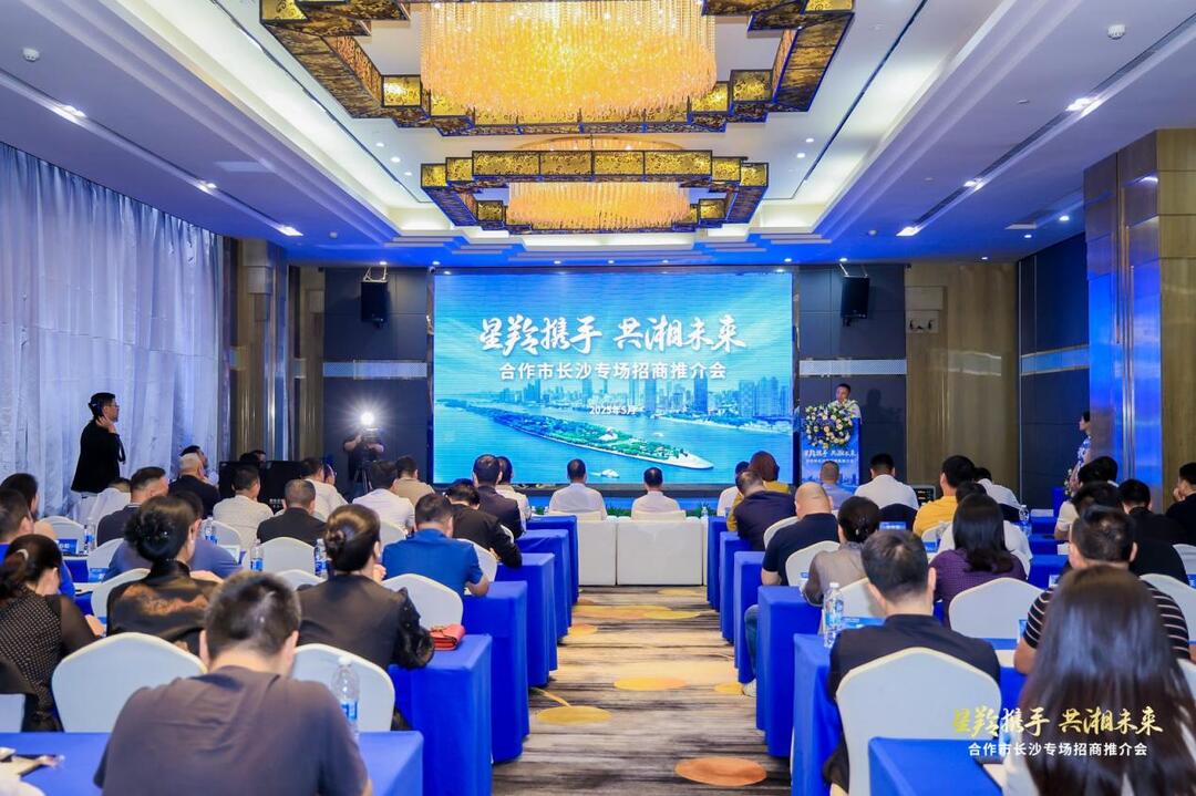甘肃省合作市携10个重点项目在长沙专场招商推介