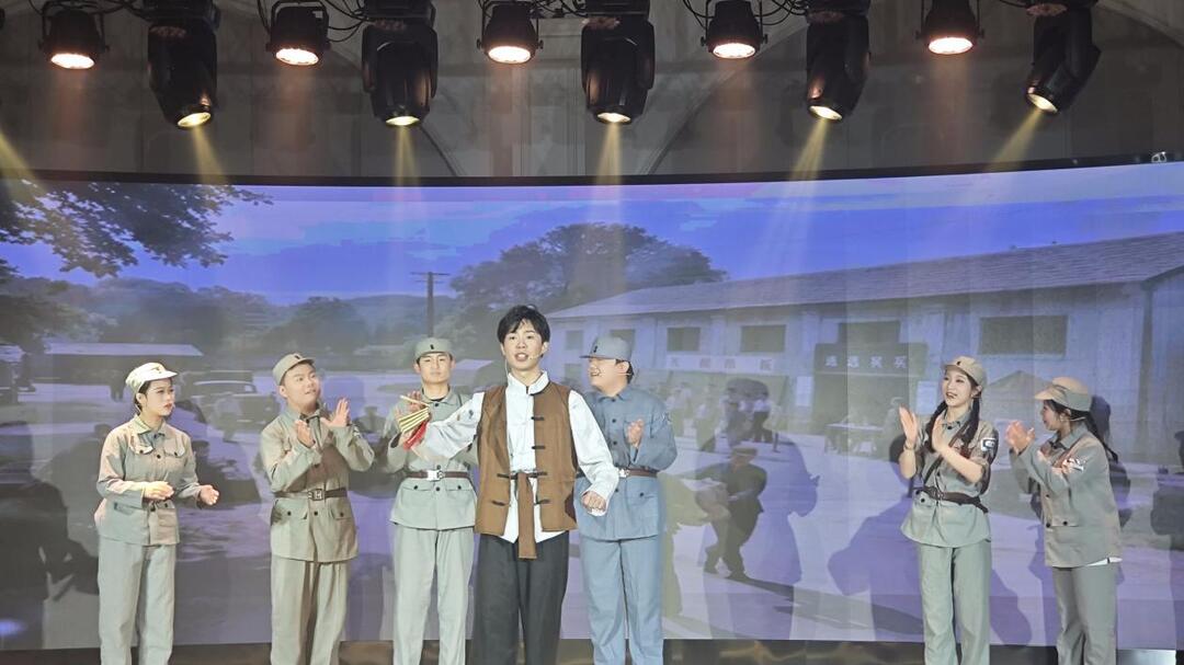 唢呐少年以号角鸣响家国情怀 湘少图原创红色思政剧《烽火童心》震撼上演