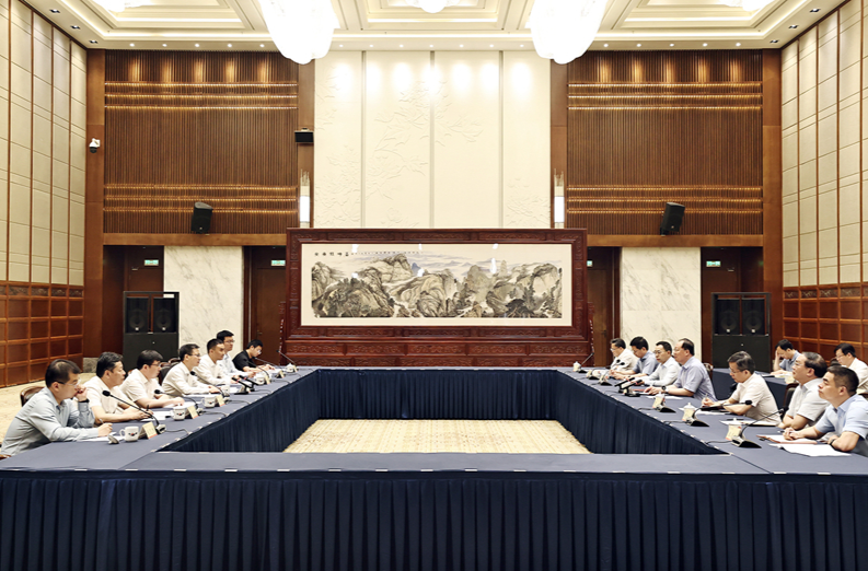 省政府与国家统计局举行工作会谈 毛伟明康义出席