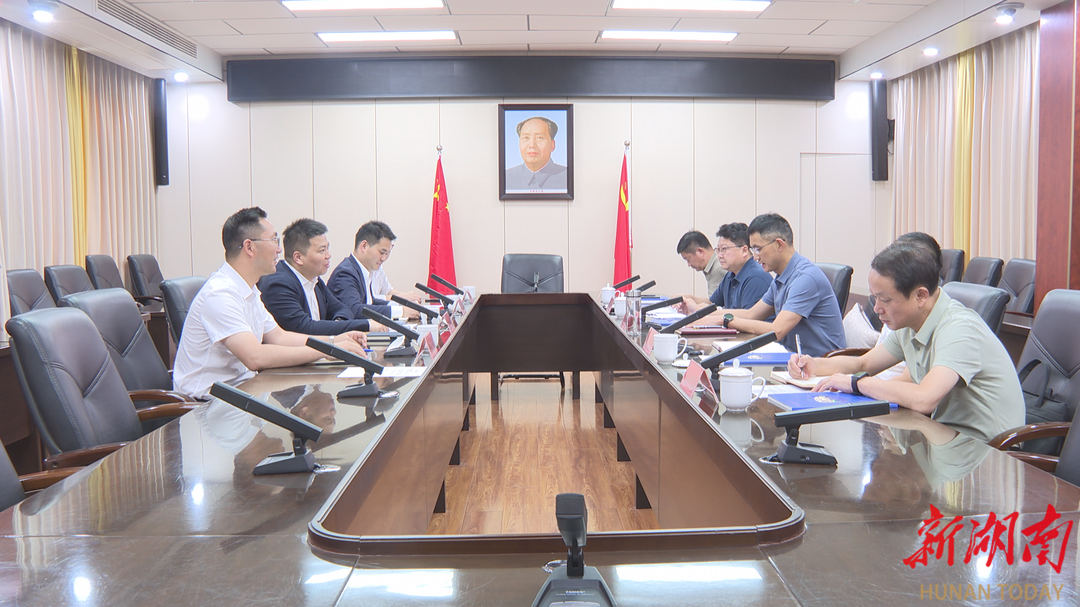 王启武会见中交天津航道局有限公司湖南分公司党委书记、总经理孙金桂一行