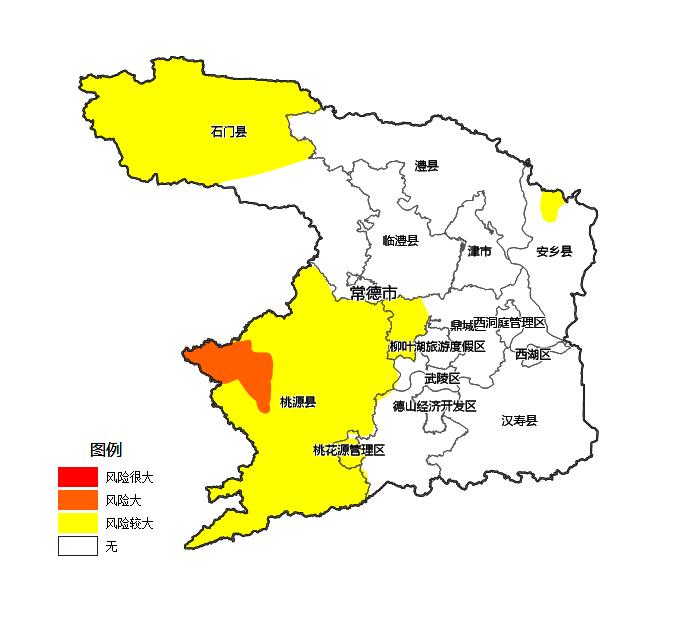 范围扩大！常德发布地质灾害气象风险橙色、黄色预警