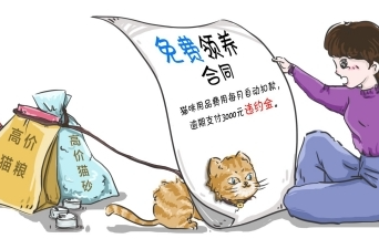 免费领养宠物，当心其中猫腻