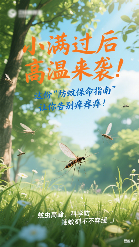 小满过后高温来袭！这份“防蚊保命指南”收好
