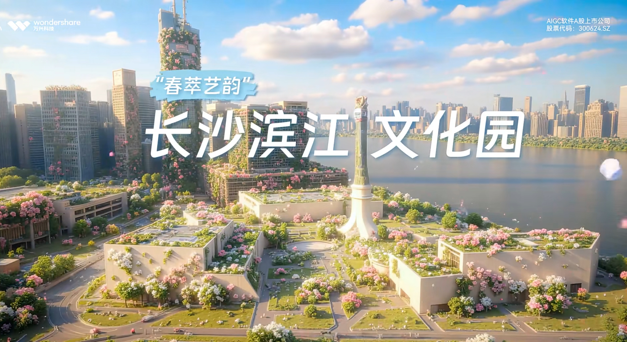 “中国版Adobe”万兴科技携“天幕”、喵影等多款AI产品亮相文博会