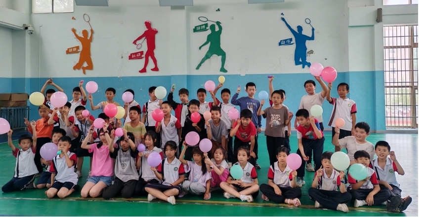 衡南县明德小学举办团体心理辅导活动