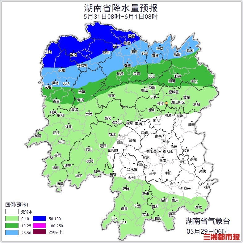 暴雨到大暴雨！端午假期湖南自北向南再迎较强降雨