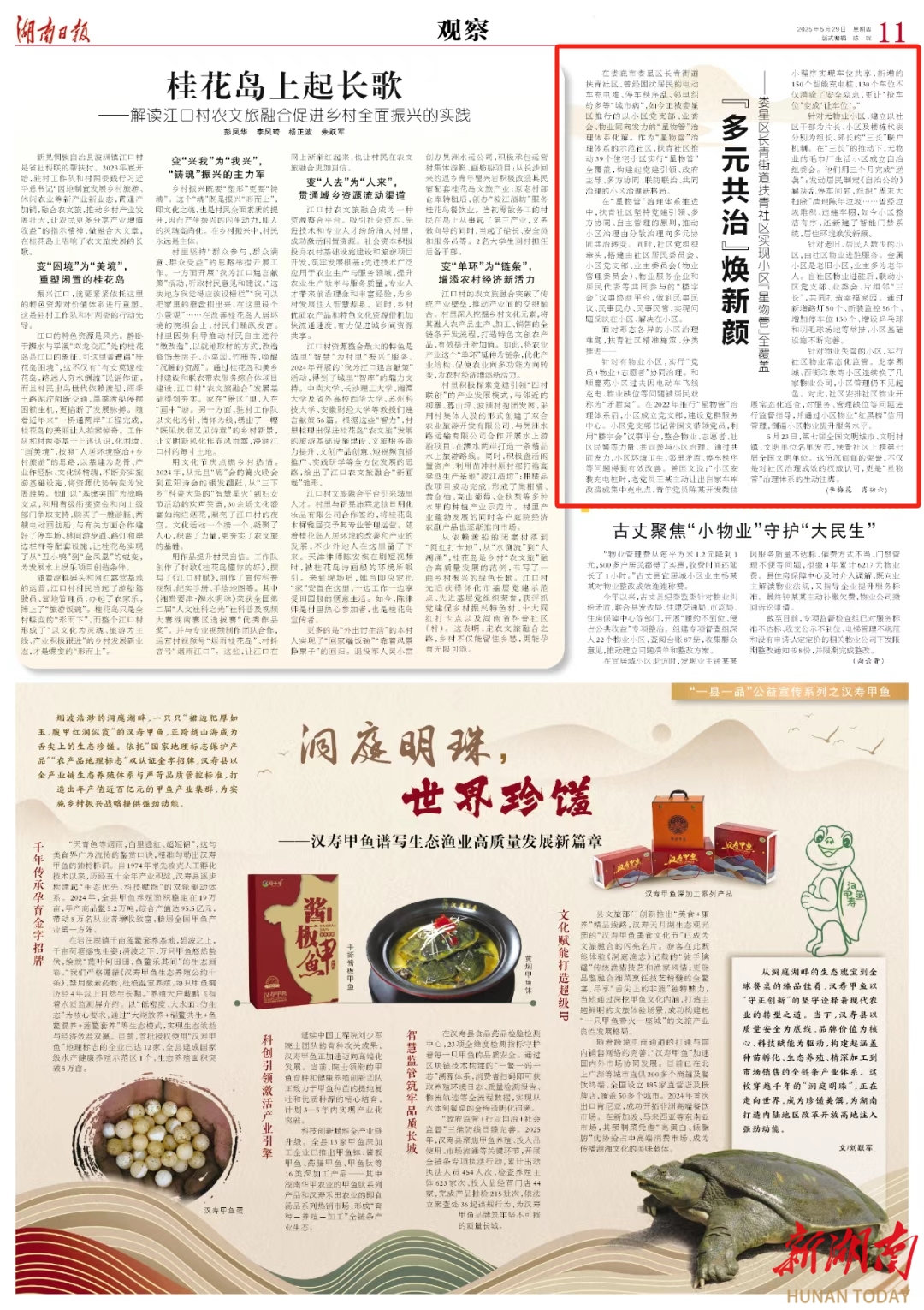 娄星区长青街道扶青社区：“多元共治”焕新颜|湖南日报