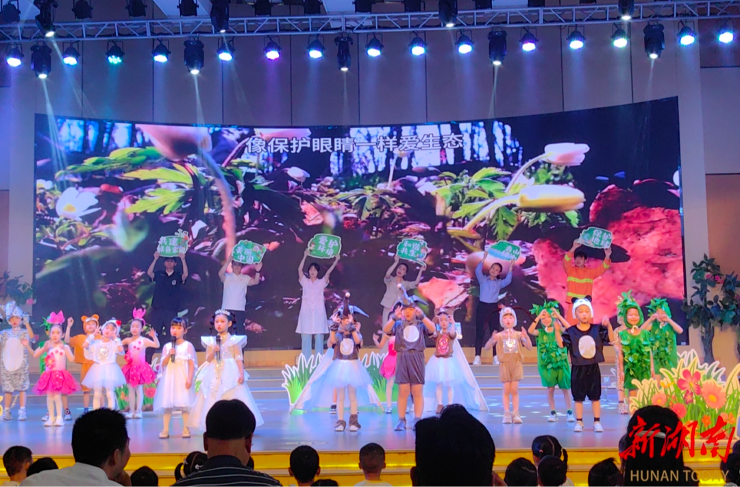 长沙县第二届“六五”环境日幼儿环境教育成果展举办