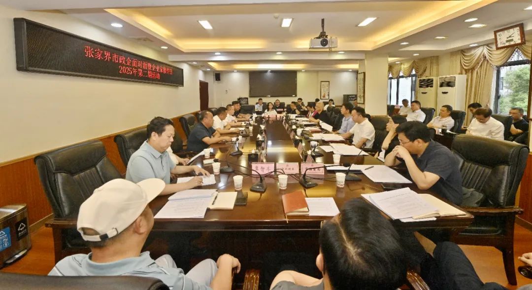 张家界市政企面对面暨企业家接待日2025年第二期活动举行