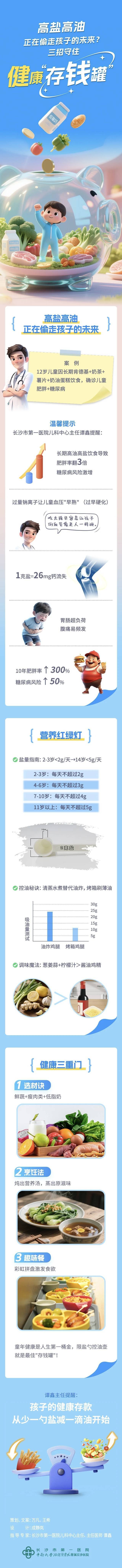 高盐高油正在偷走孩子的未来？三招守住健康“存钱罐”