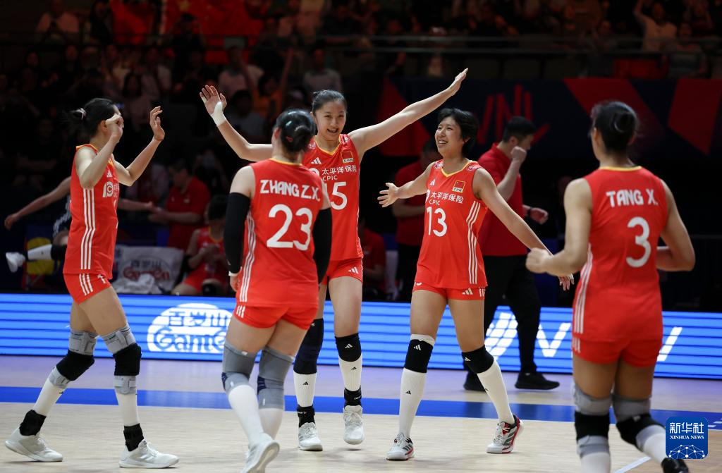 世界女排联赛（中国北京站）：中国胜比利时