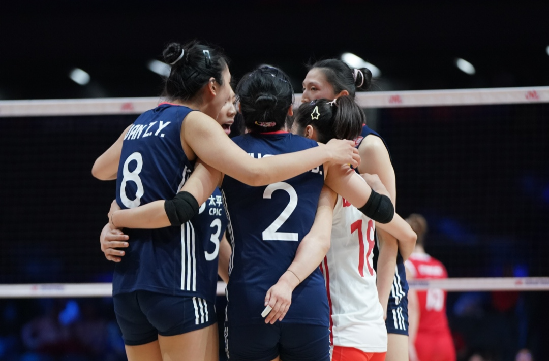 世联赛北京站中国女排1:3负于波兰女排