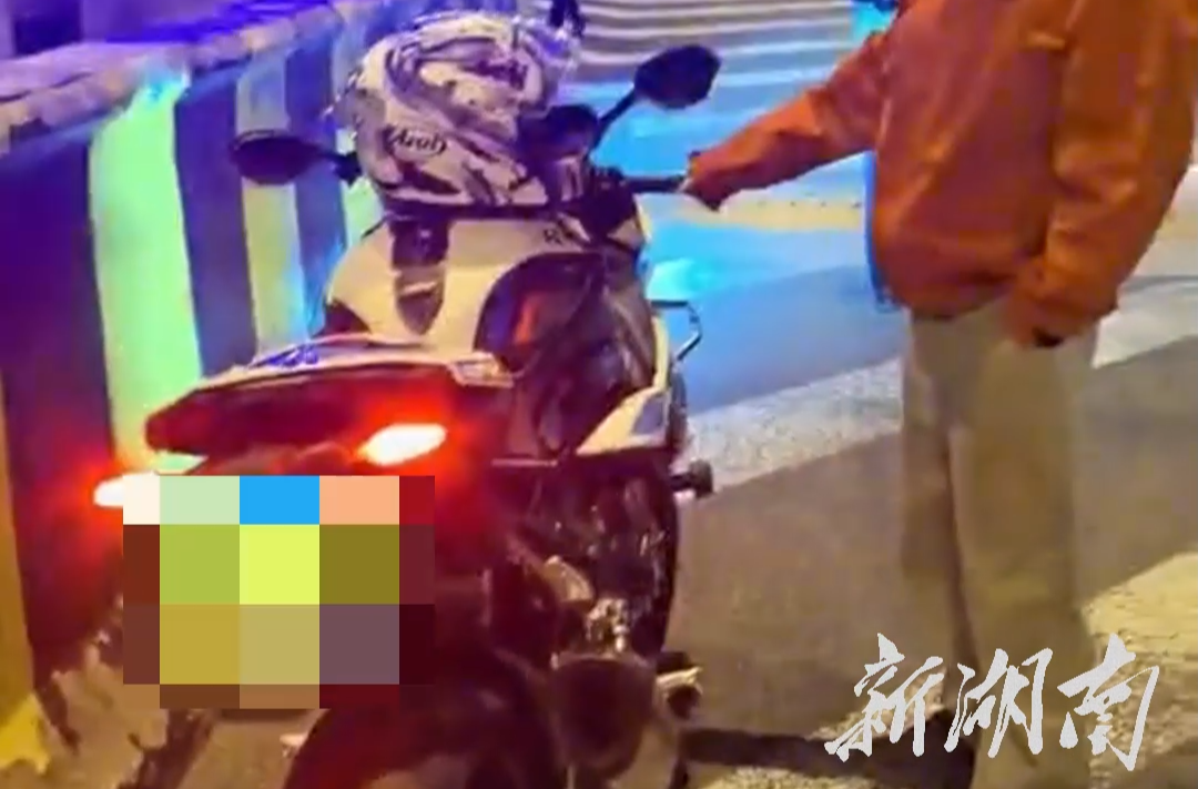 长沙交警护航高考“静音行动”在行动！一大排量摩托高架闯禁被查 
