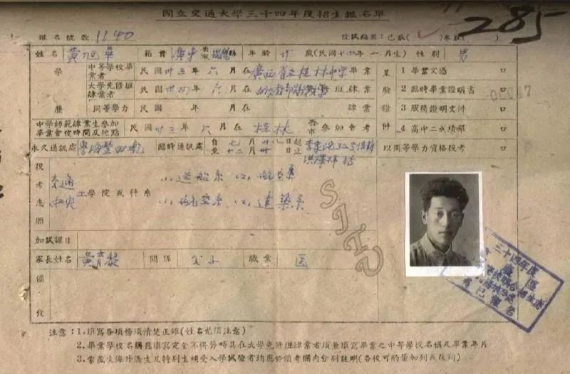 钱学森、吴文俊、黄旭华……来看院士们的大学成绩单