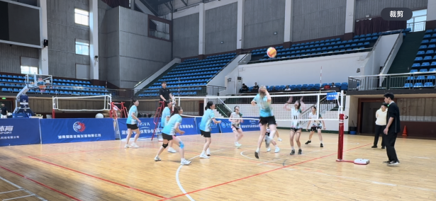 南华大学女排勇夺湖南省大学生气排球赛亚军